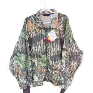 Vintage 90's Liberty Realtree Camouflage Bomber Jacket Men's XXL Hunting NEW!